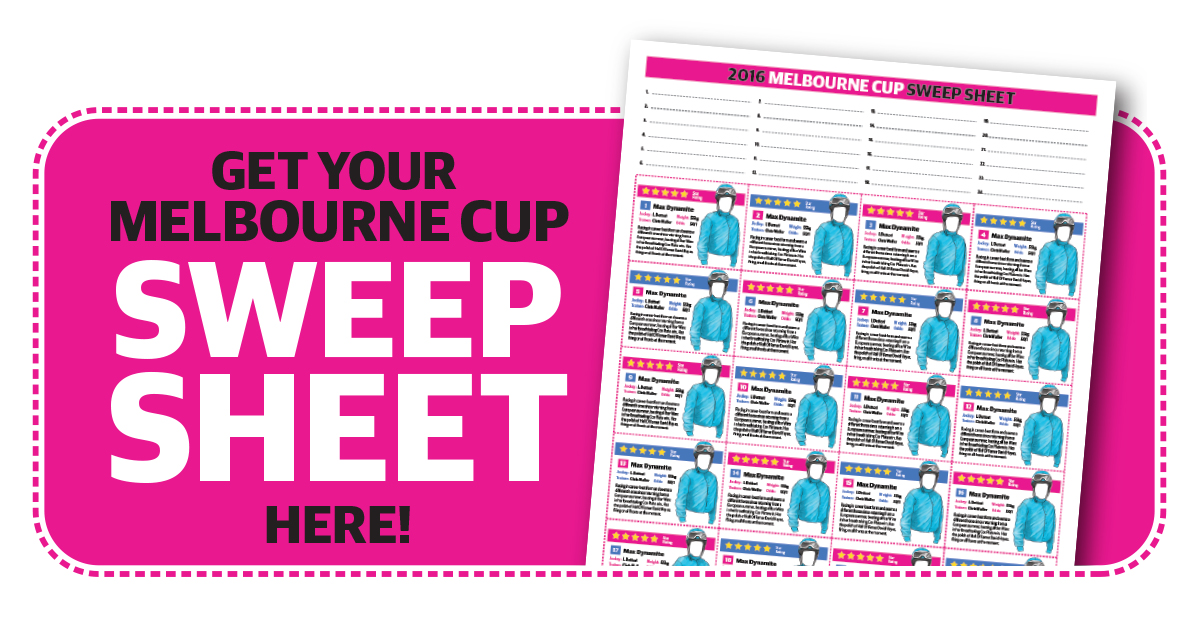 Get Your Melbourne Cup Sweep Sheet Shepparton News